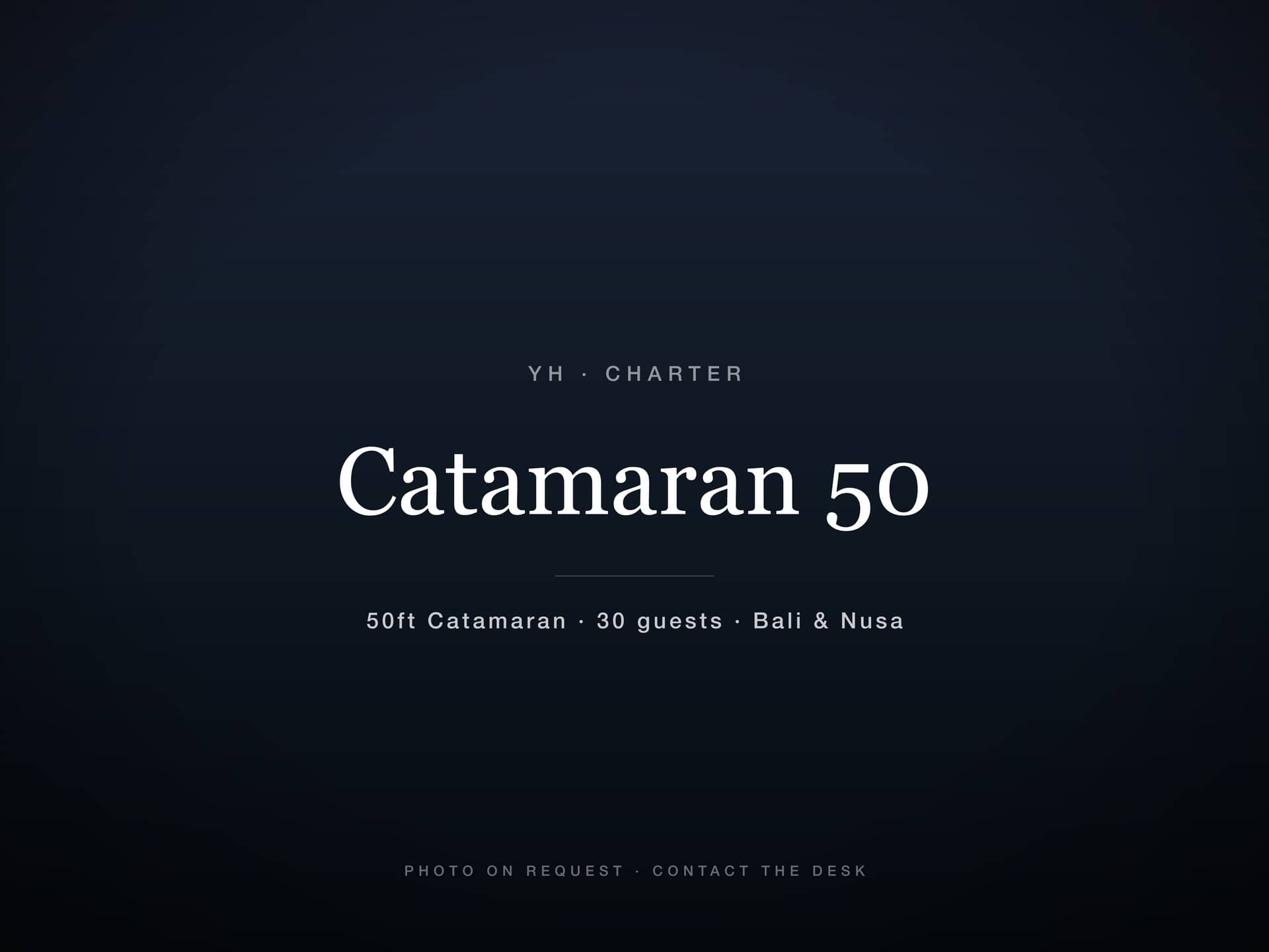 Catamaran 50