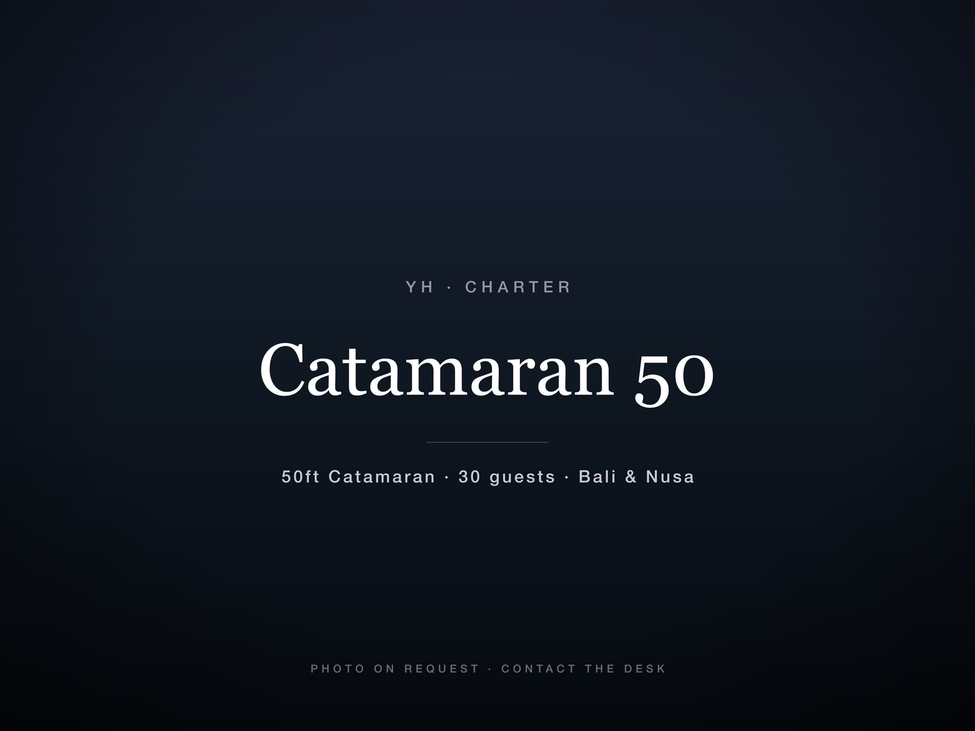 Catamaran 50