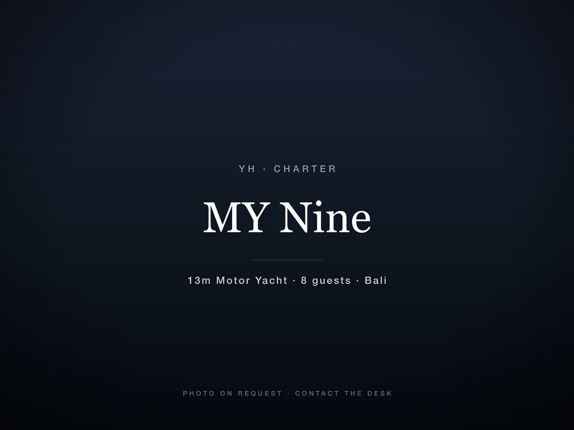 MY Nine