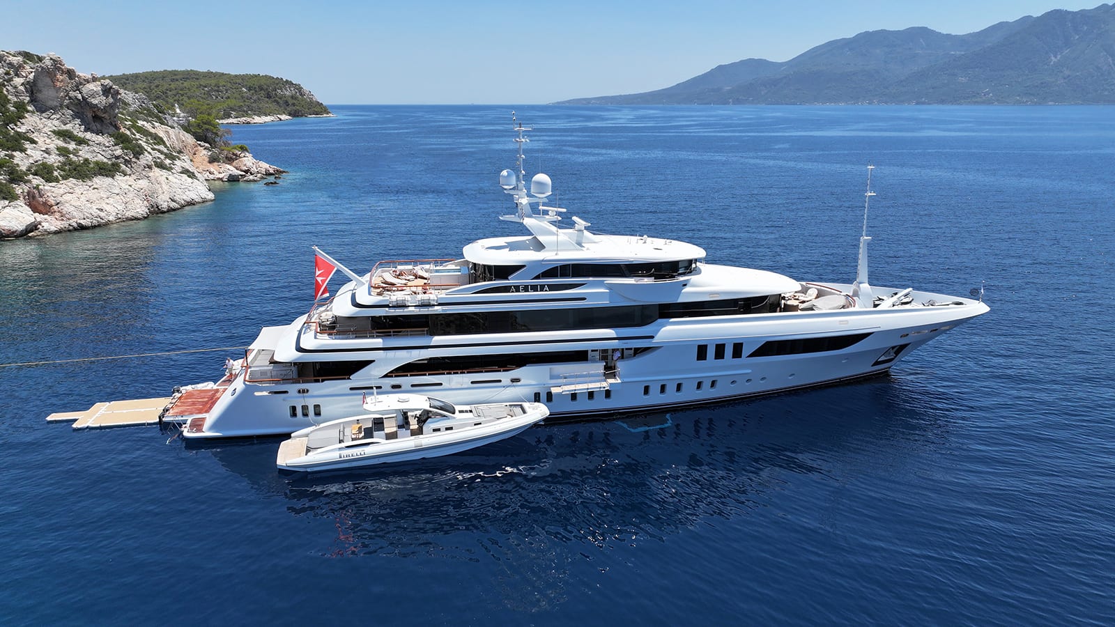 Aelia — motor yacht charter in the Mediterranean