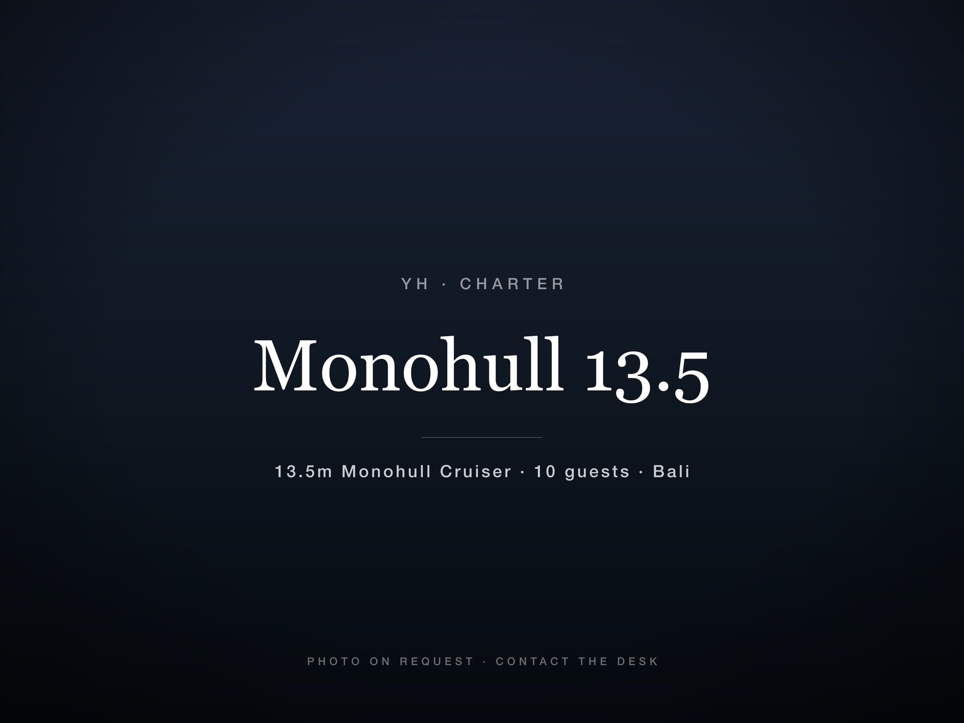 Monohull 13.5 1