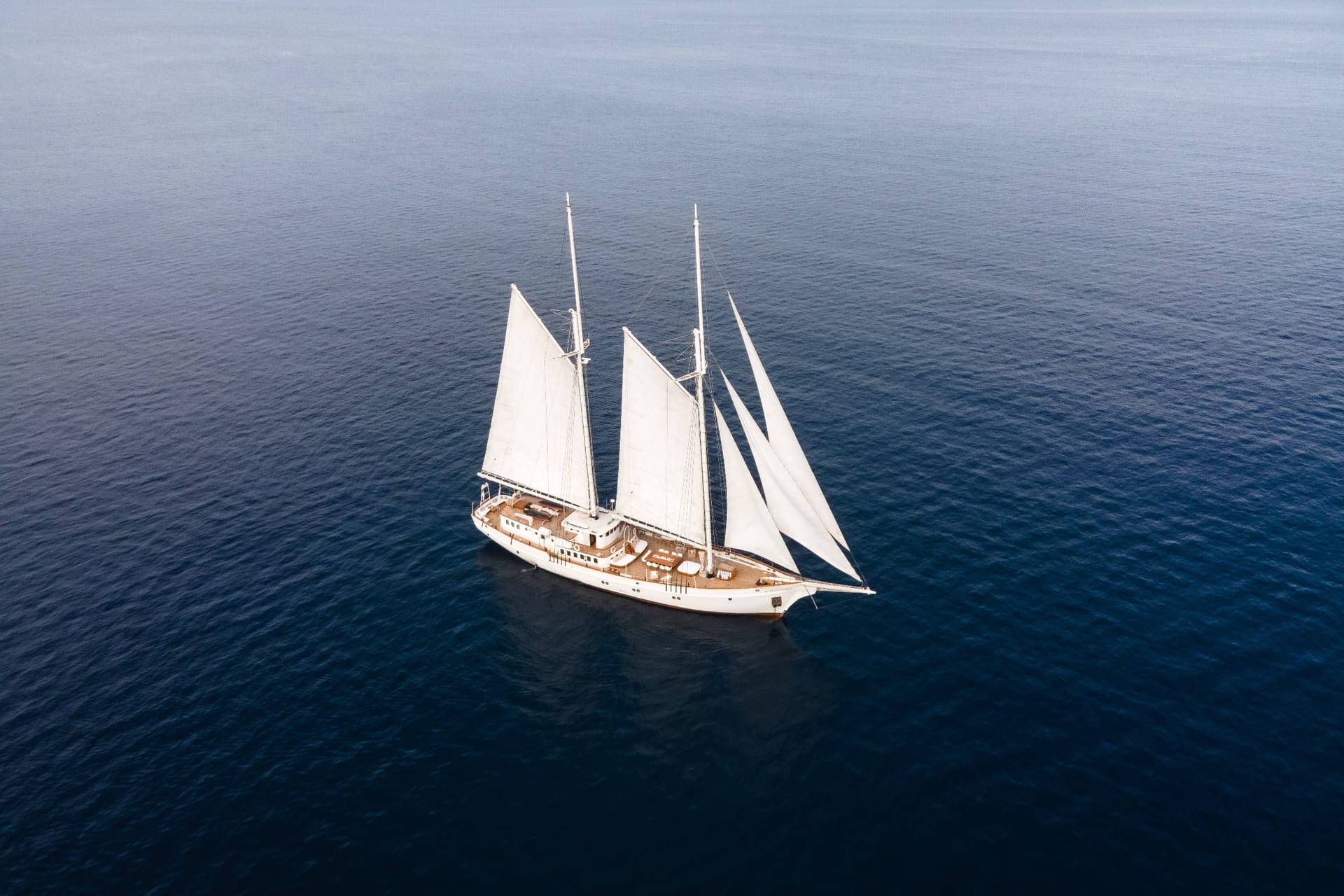Mutiara Laut, exterior — phinisi yacht charter in Komodo & Raja Ampat