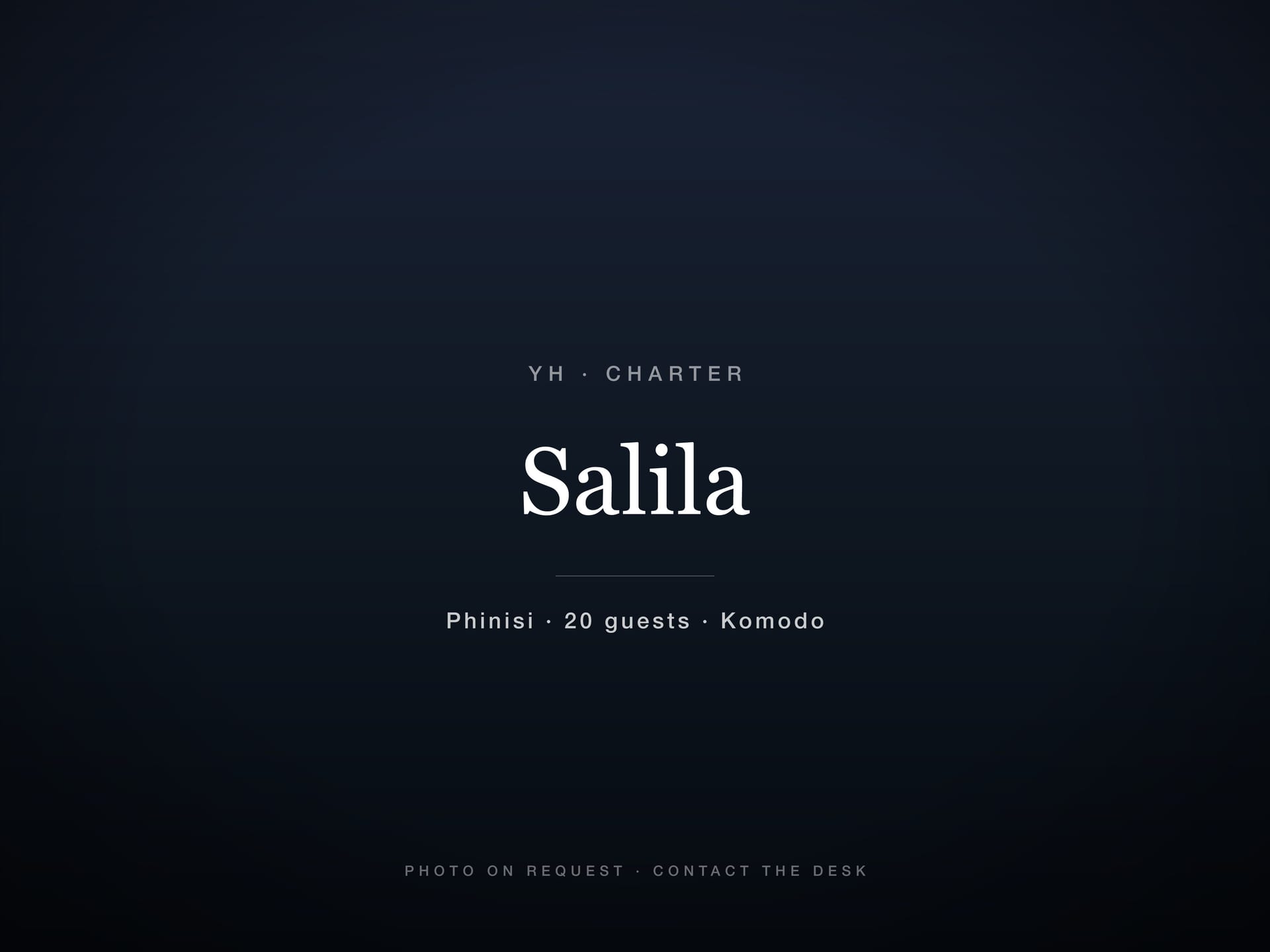Salila — expedition yacht charter in Komodo