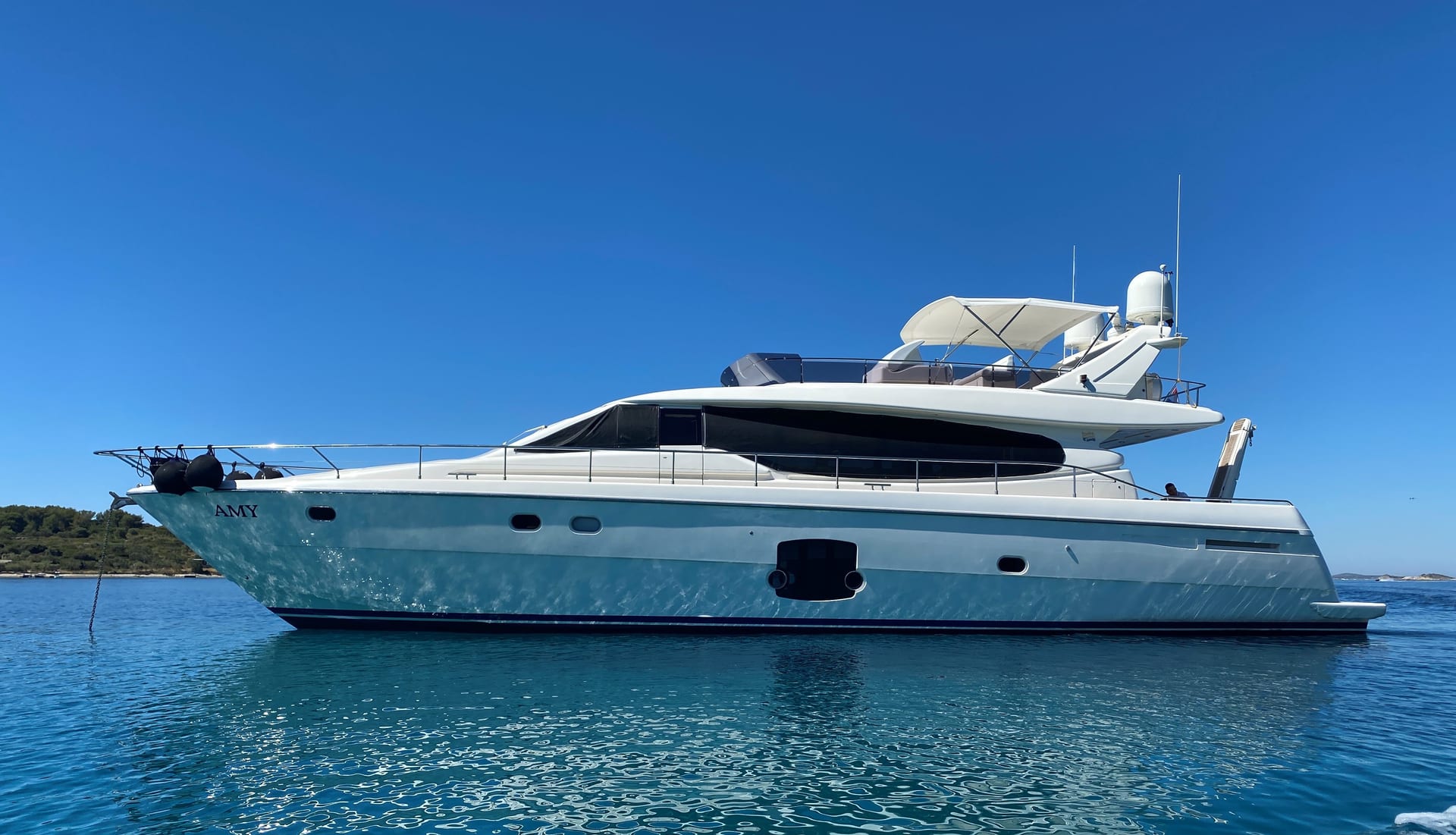 Amy — motor yacht charter in the Mediterranean